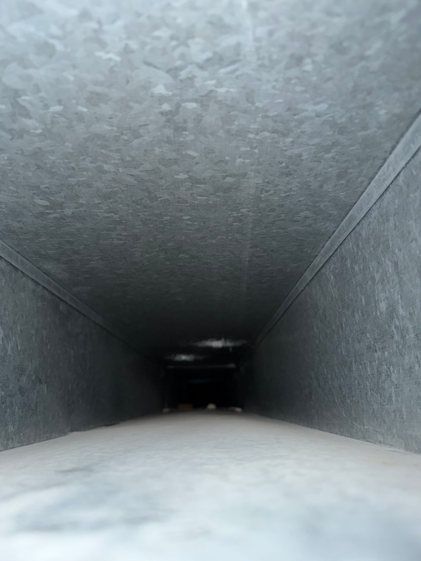 Air Duct Cleaning after Ridgeline cleaning — Return duct with debris